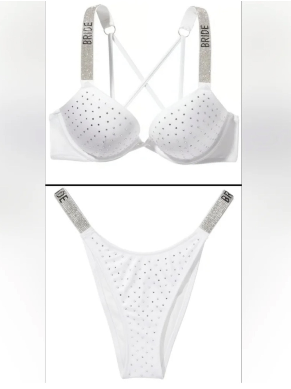 VS bride bikini with rhinestones